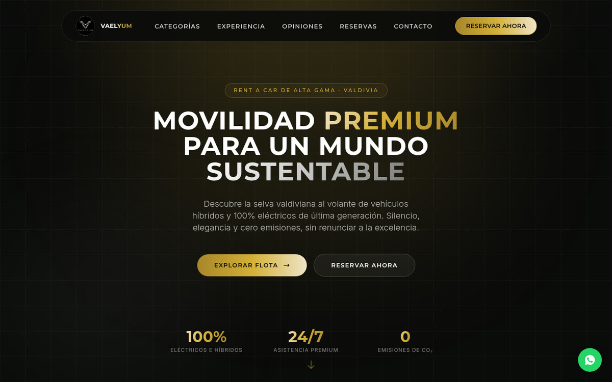 Portada del sitio de Vaelyum